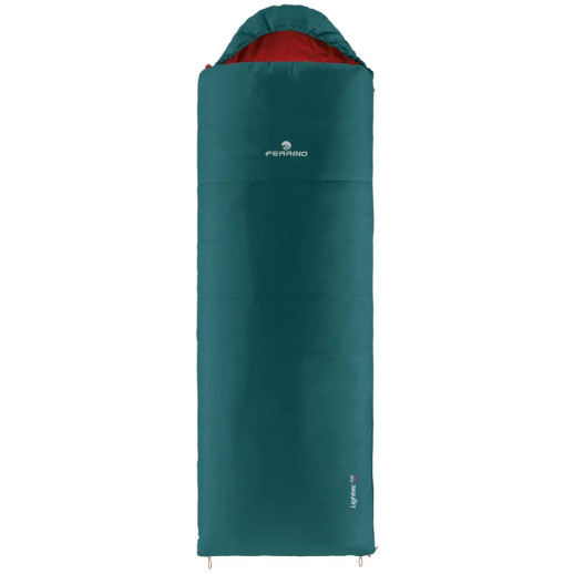 Спальный мешок Ferrino Lightec 700 SQ/+20°C Green Left (86154NVVS)