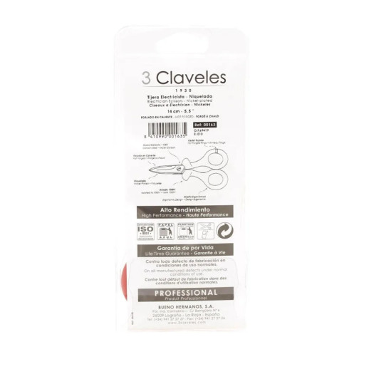 Профессиональные ножницы электричество 3claveles 3C0163, Испания