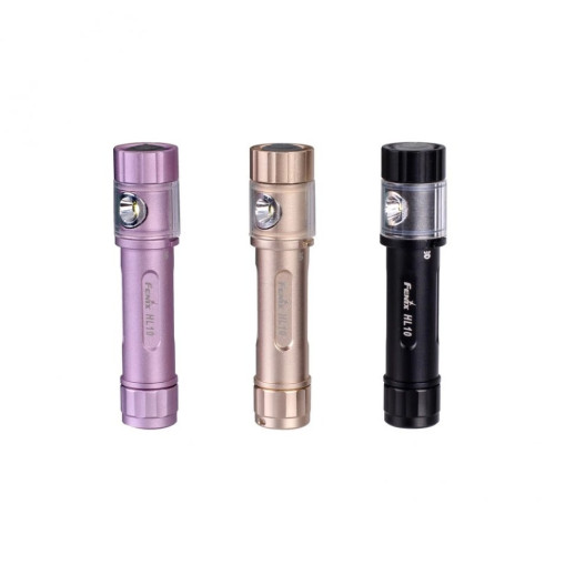 Фонарь налобный Fenix ​​HL10 purple (дефект комплектной батареи — ААА)