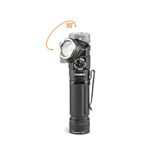 Портативный светодиодный фонарик VIDEX VLF-A232R 1000Lm 5000K (Открытая упаковка / потертости на корпусе / замена диода)