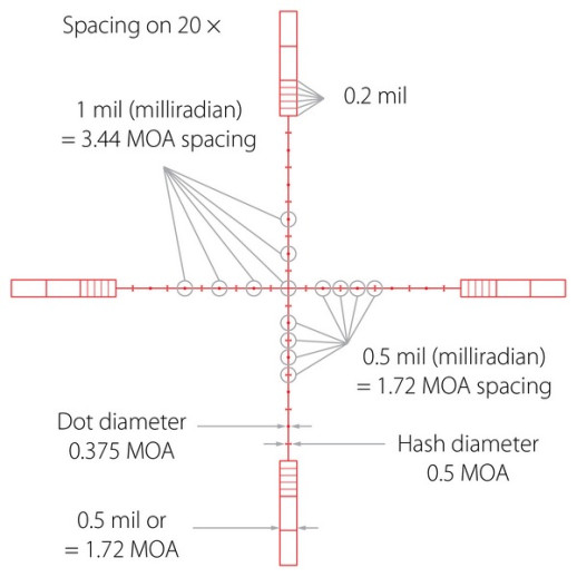 Прицел оптический Hawke Sidewinder 4-16x50 SF (10x 1/2 Mil Dot IR)