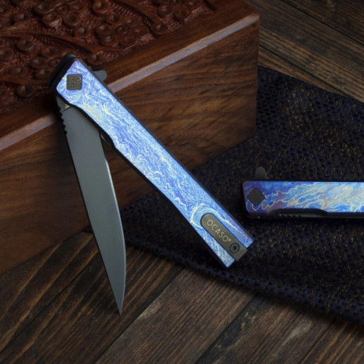 Нож Ocaso Solstice, Anodized titanium, Black