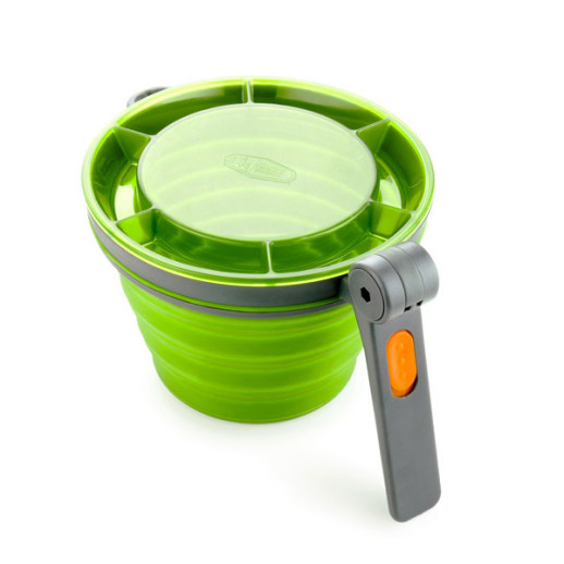 Складная чашка GSI Outdoors Collapsible Fairshare Mug (зеленая)