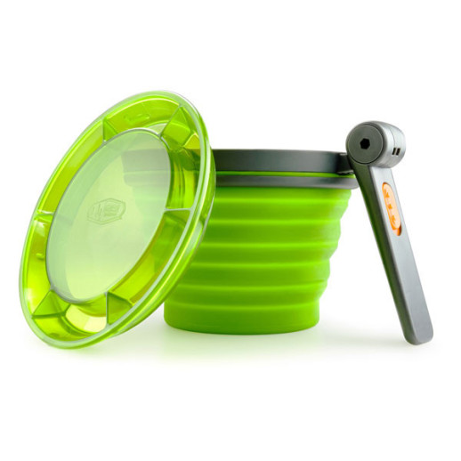 Складная чашка GSI Outdoors Collapsible Fairshare Mug (зеленая)