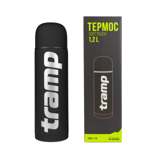 Термос Tramp Soft Touch 1,2 л UTRC-110 black