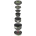 Набор посуды Bo-Camp Explorer 4 Pieces 19 Hard Anodized Grey/Green (2200241)