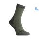 Компрессионные носки защитные демисезонные Protector MidDry+ серый-хаки S 36-39