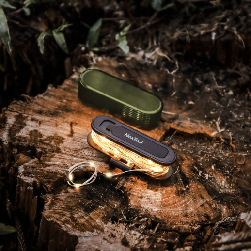 Кемпинговая гирлянда - маячок 2в1 Nextool Twinkle Light, 1,5 м, аккумуляторная