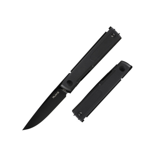 Нож складной карманный Ruike, (7.7 см) 8Cr13MoV / G10 черный