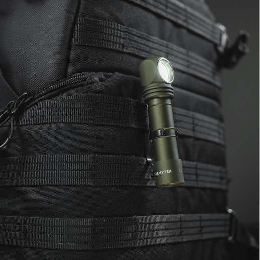 Фонарь Armytek Wizard C2 Pro Olive v4 Magnet USB+ABM01+18650 XHP50.2 White