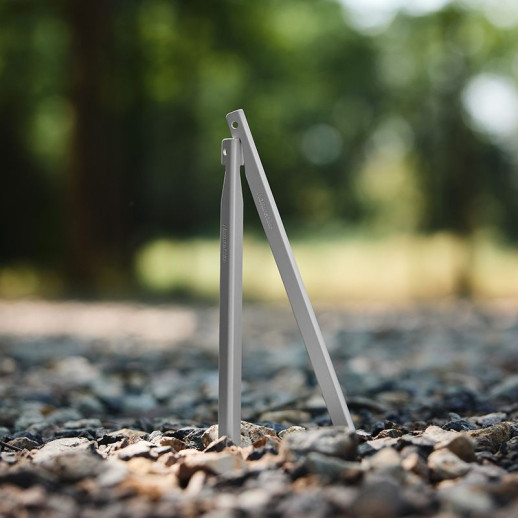 Колышки алюминиевые Naturehike CNK2300ZP016, 20 см, серебристые (8 шт)