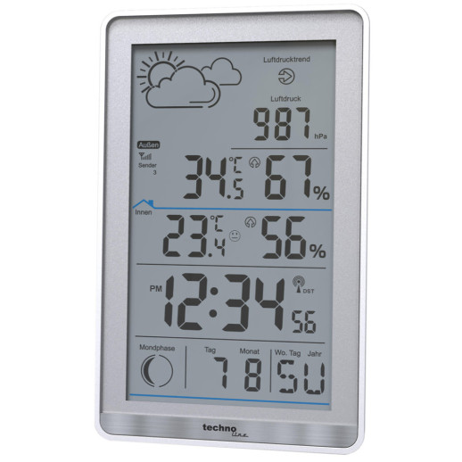 Метеостанция Technoline WS9218 Silver (WS9218)