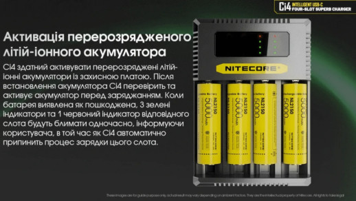 Зарядное устройство для Nitecore Ci4 (4 канала)