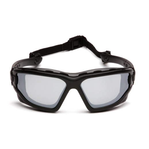 Очки защитные с уплотнителем Pyramex i-Force Slim (silver mirror) Anti-Fog, зеркальные серые