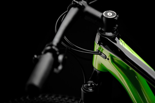 Велосипед Merida 2021 big.nine 7000 m(17) black/green