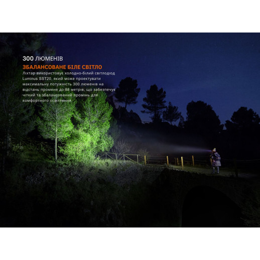 Фонарь налобный с красным светом Fenix HM23 V2.0 300 лм