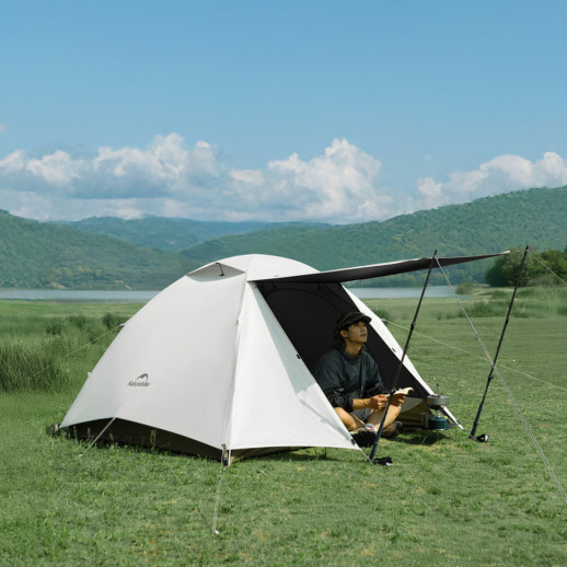 Палатка двухместная Naturehike Greek Style CNK2300ZP024 светло-кофейная