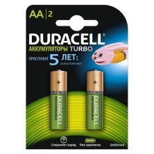 Аккумуляторы Duracell HR6 (AA) 2500 mAh 2шт