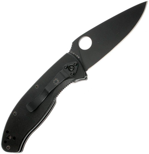 Нож Spyderco Tenacious Black Blade C122GBBKP