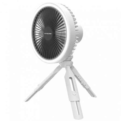 2в1 - Вентилятор беспроводной, Power Bank Nitecore NEF10 (10000mAh, подсветка), белый