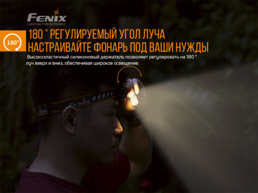 Фонарь налобный Fenix ​​HM23 (Открытая упаковка/отсутствует батарейка АА)