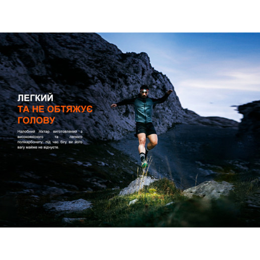Фонарь налобный Fenix HL18R-T V2.0 черный (Открытая упаковка / потертости на корпусе)