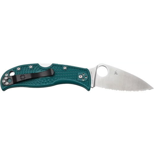 Нож Spyderco Leafjumper, serrated blue (C262SBLK390)