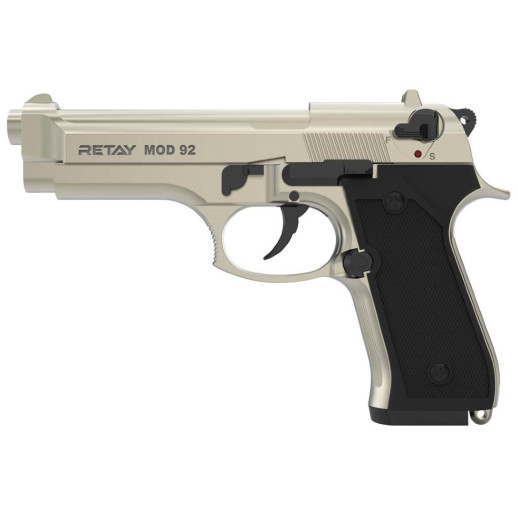 Пистолет стартовый Retay Mod92 9мм satin (S140233S)