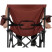 Стул раскладной KingCamp Juniper C10 red/grey
