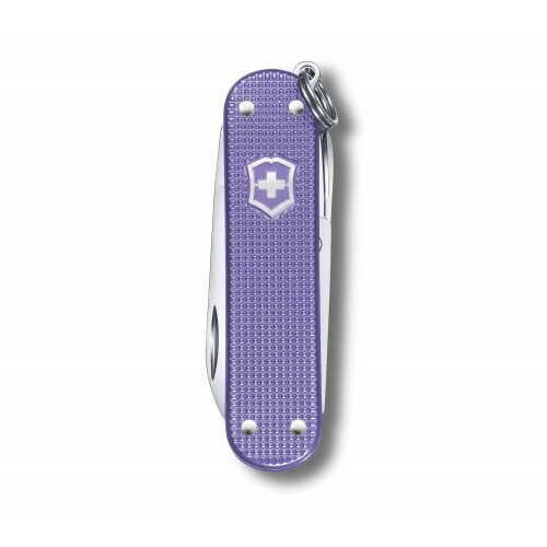 Классический нож-брелок Swiss Army Knife, Classic SD Alox Colors, 58 mm, Electric Lavender, Gift Box