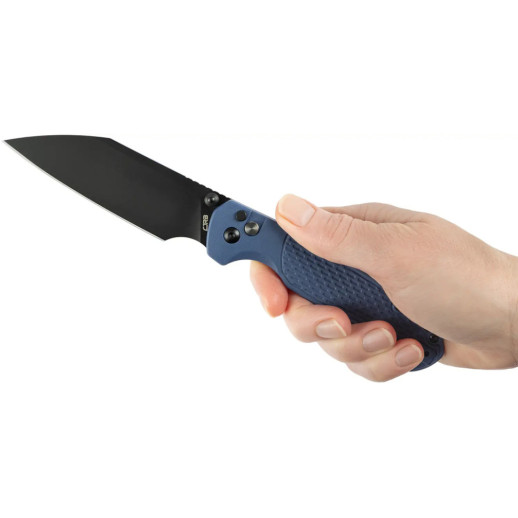 Нож CJRB Pyrite-Light Black Blade, blue