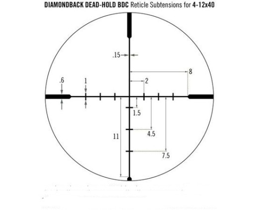 Прицел оптический Vortex Diamondback 4-12x40 BDC (DBK-04-BDC)