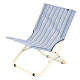 Шезлонг Vitan Мини d22 мм (текстилен голубая полоса)
