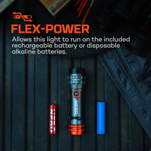 Фонарь ручной Nebo Davinci 450L Flex, 450 люмен (NB NEB-FLT-1046-G)