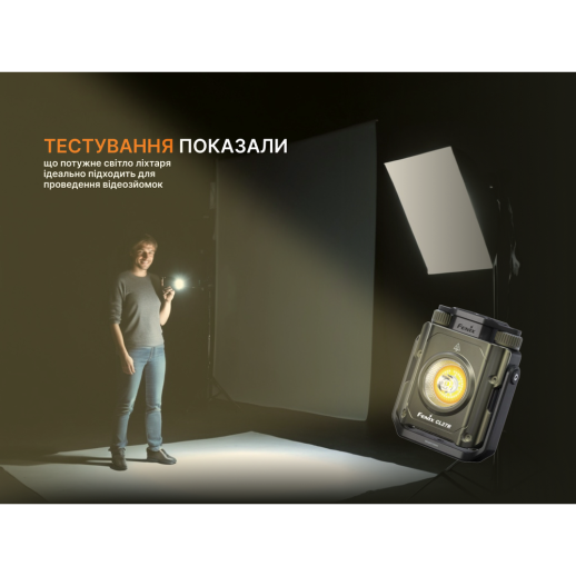 Фонарь прожектор Fenix ​​CL27R зеленый
