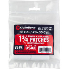 Патч для чистки KleenBore кал. 28-.35. Хлопок. 75 шт