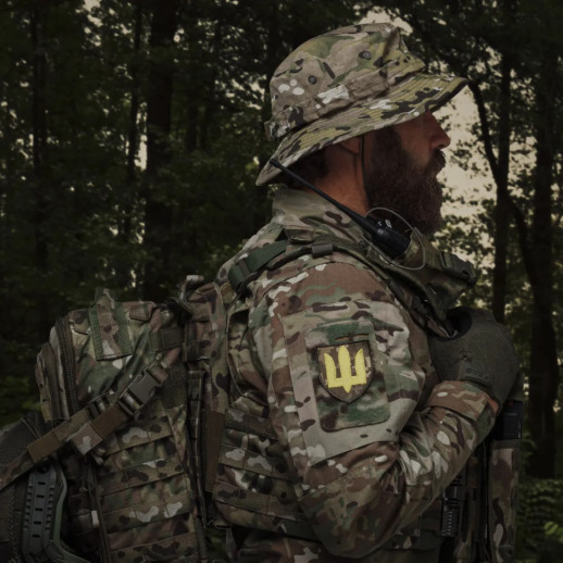 Подсумок Ukrarmor для рации. Крепеж Molle. Cordura 500D Мультикам