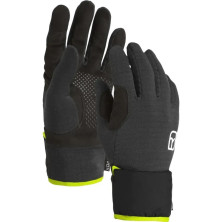 Перчатки мужские Ortovox FLEECE GRID COVER GLOVE M black raven - S - черный