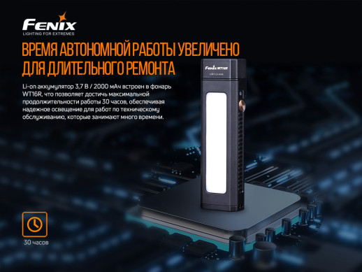 Многофункциональный фонарь Fenix WT16R (2 x XP-E2 + COB, ANSI 300 lm, Li-Po)