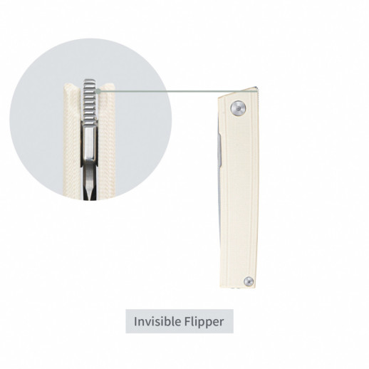Нож складной SRM Gent 401LC-GT, белый