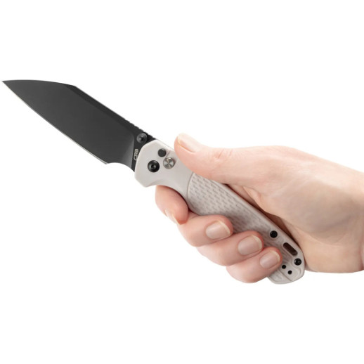 Нож CJRB Pyrite-Light Black Blade, grey