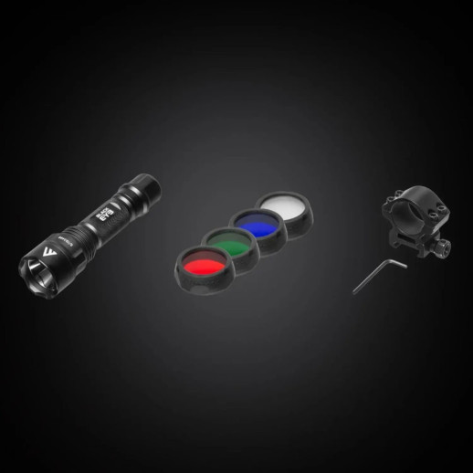 Фонарь тактический Mactronic Black Eye 650 (650 Lm) Recharge Type-C Gun Mount RGB Kit (L-MX532L-RC/SET3)