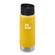 Термофляга Klean Kanteen Wide Vacuum Cafe Cap Lemon Curry Matt 473 мл
