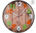 Часы настенные Technoline  WT7435 - коричневые