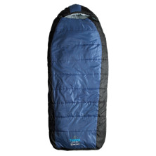 Спальный мешок Caribee Tundra Jumbo, синий, левый
