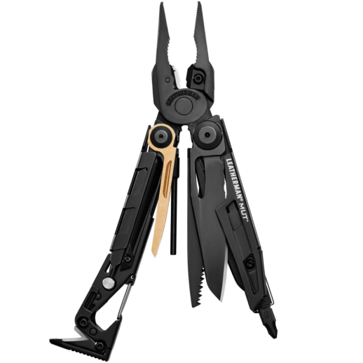 Мультиинструмент Leatherman Mut Black, чехол Molle (олива), картонная коробка