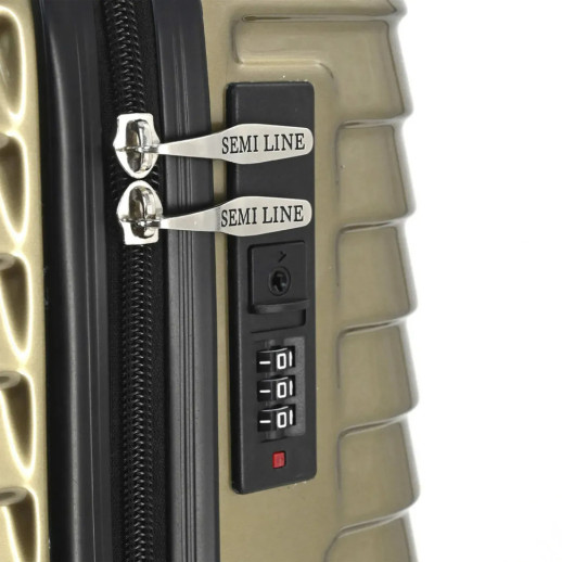 Чемодан Semi Line 24" (M) Gold (T5763-2)