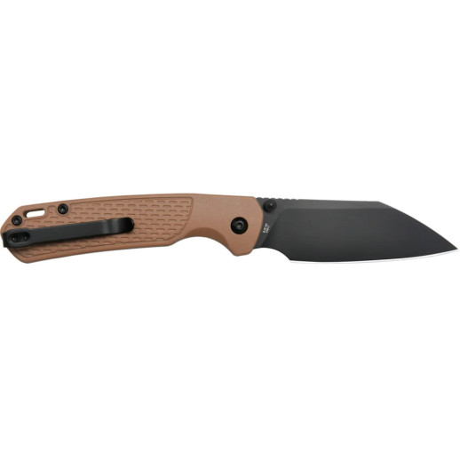 Нож CJRB Pyrite-Light Black Blade AR-SFII, FRN brown