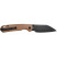 Нож CJRB Pyrite-Light Black Blade AR-SFII, FRN brown