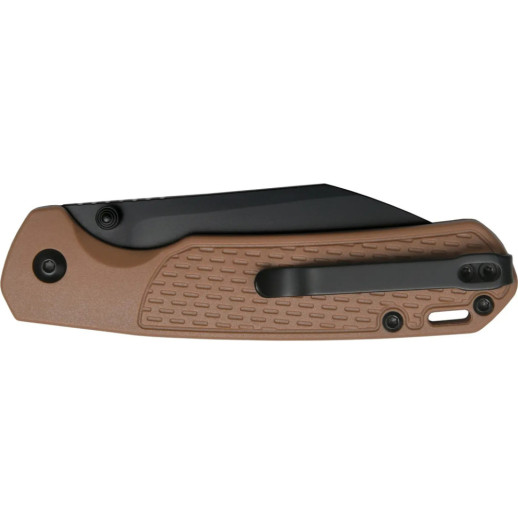 Нож CJRB Pyrite-Light Black Blade AR-SFII, FRN brown